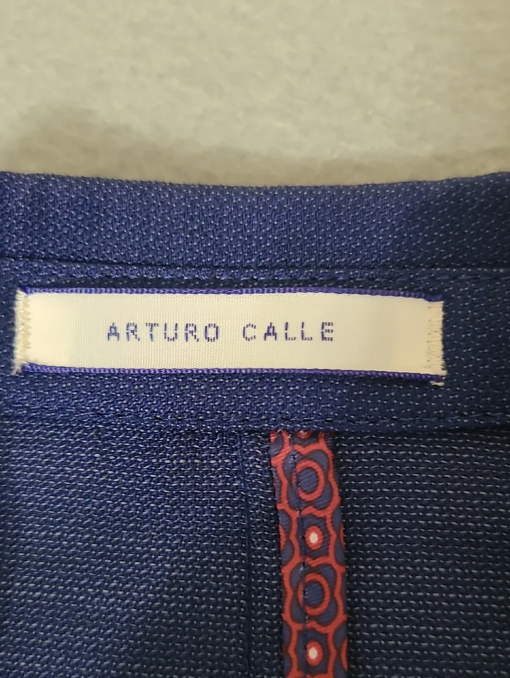 Arturo Calle Men's Blue Classic 2-Piece Suit Tailored Blazer & Trousers Size 38R